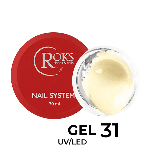 Гель для нігтів Roks Builder Gel 31 вершкове масло, 30мл