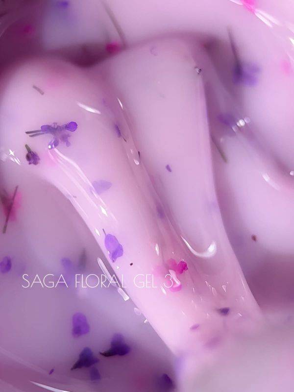 Рідкий гель з сухоцвітами Saga Liquid Floral gel 03, 15мл