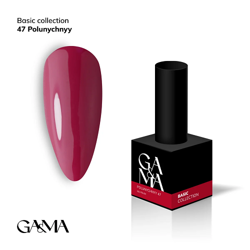 Гель-лак GaMa Basic collection 047 polunychnyy 10мл