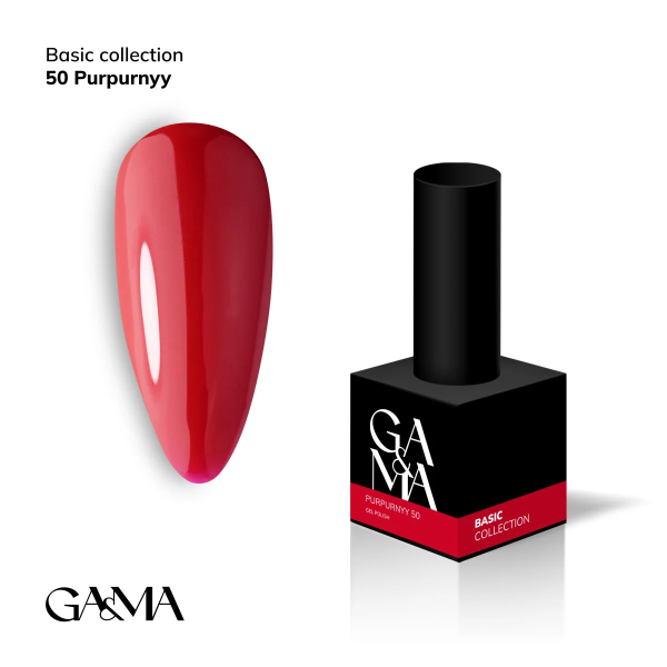 Гель-лак GaMa Basic collection 050 purpurnyy  10мл