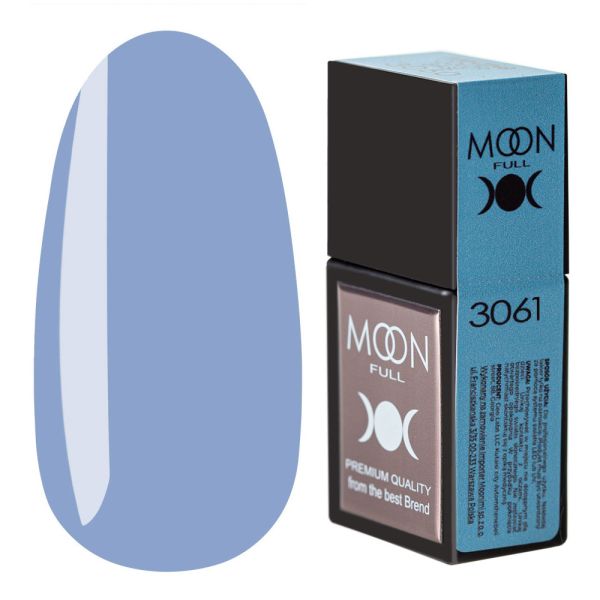 Кольорова база MOON FULL Amazing Color Base №3061 блакитний, 12мл