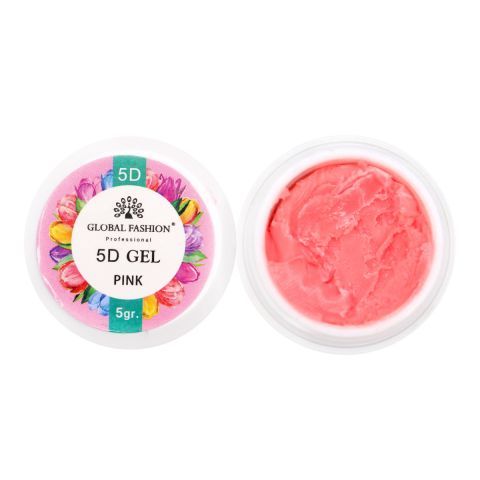 5D GEL для лепки Global 5 ml Pink
