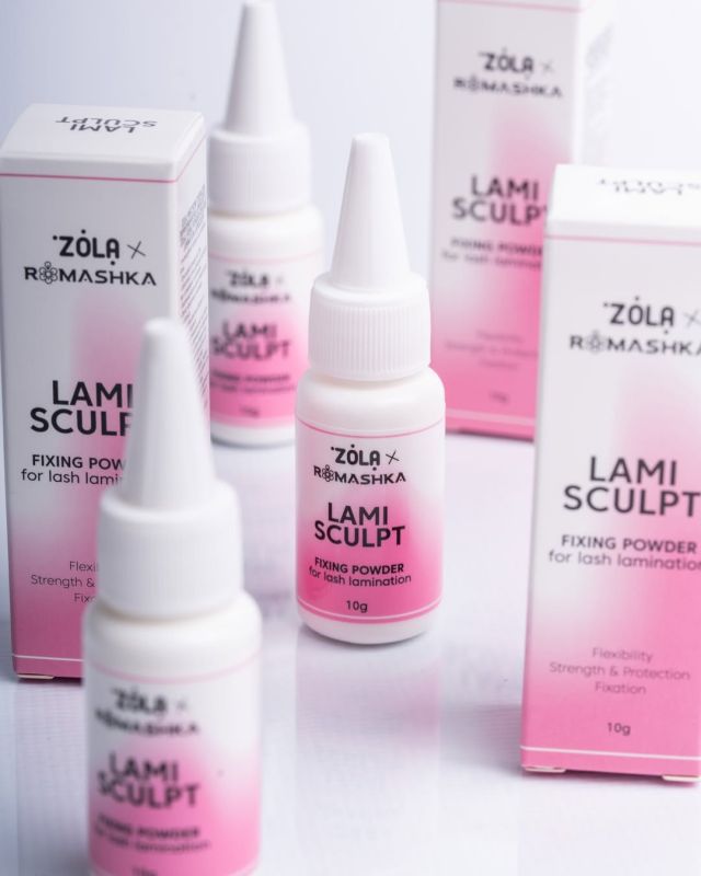 Фиксирующая пудра для ламинирования ресниц ZOLA LamiSculpt 10г