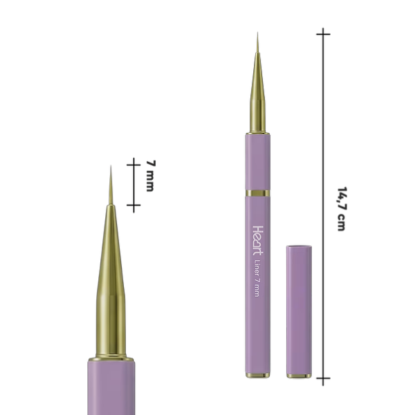 Тонкий пензель Heart  Pro Liner  7мм