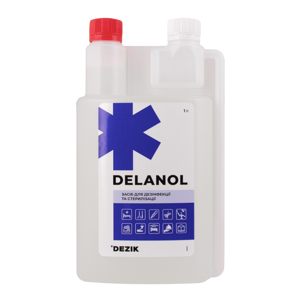 Засіб для дезінфекції та стерилізації DELANOL Деланол 1 л