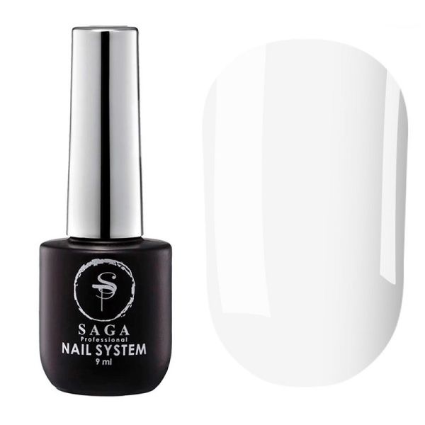 Топ без липкого шару білий SAGA professional  WHITE 9 мл