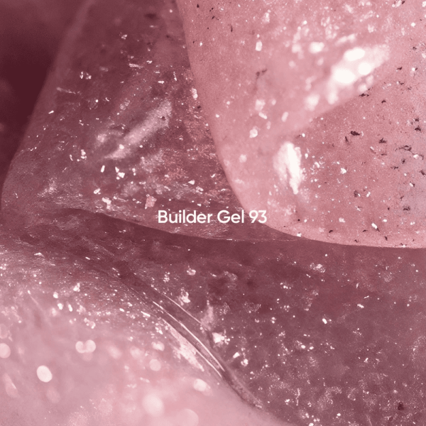 Гель для нарощування нігтів NailsOfTheday Builder 93  ніжно-рожевий світловідбиваючий, 15мл