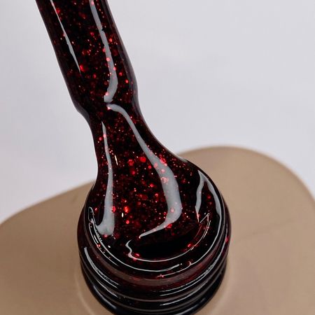 Гель-лак Dark 112  вишневий з червоним шимером