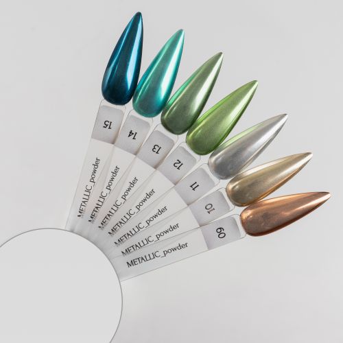 Металева втирка Adore Metallic Powder 12 світло-зелена