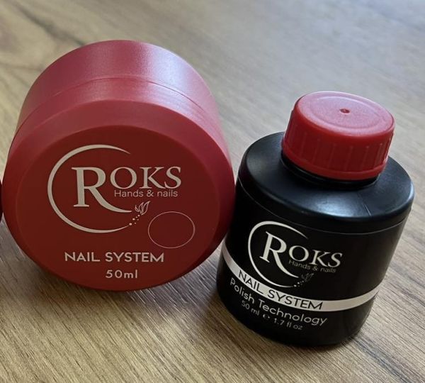 Финишне покриття для гель-лака без липкого шару Rocks (OPIUM)  Non-wipe Top 50ml 