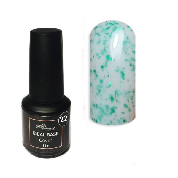 База камуфлююча з поталлю Ideal Base Nailapex №22 Лаймовий мохіто