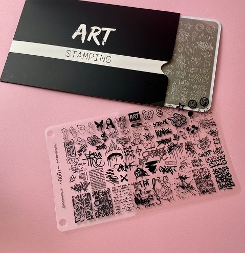 Пластина для стемпінга Art Stamping by Vakula 07 Graffity 