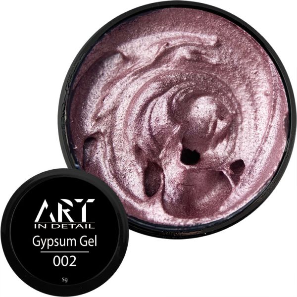 Гель для дизайну нігтів ART Gypsum Gel №002 Pink Metal, 5 г