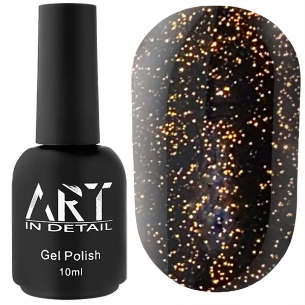 Золотий світловідбиваючий топ БЕЗ липкого шару ART Flash Top Gold 10 мл