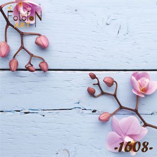 Фотофон виниловый 30см/30см Орхидея №1608
