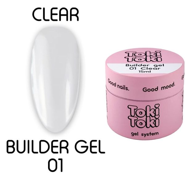 Гель Toki Toki Builder 01 Clear