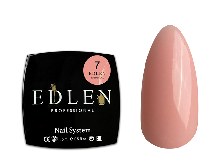 Гель Edlen Builder gel  07 розово-бежевый