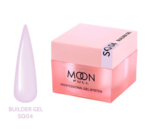 Моделюючий гель Moon Full Builder Gel SQ04 ніжно-бузковий 30 мл