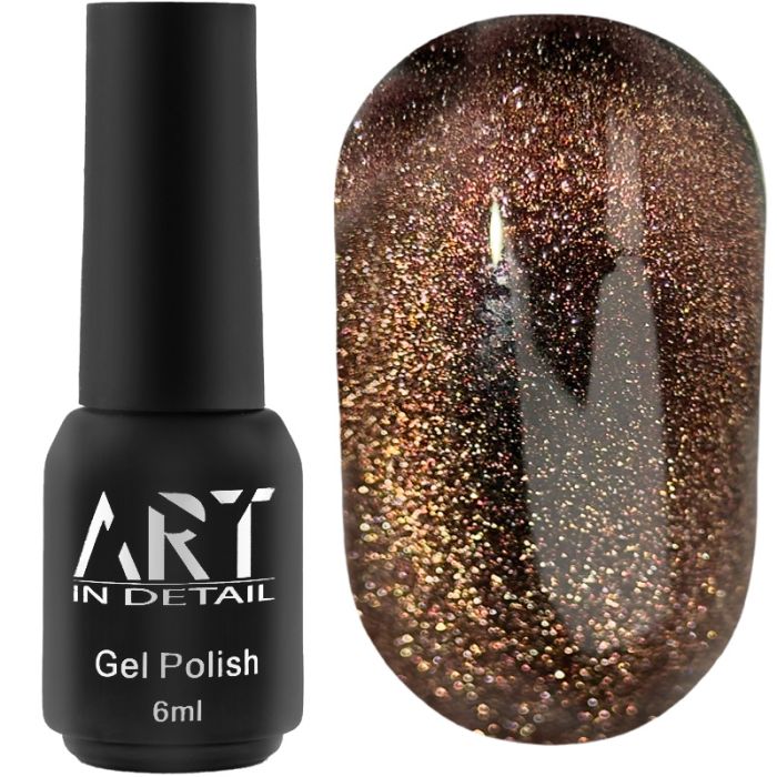 Гель-лак котяче око ART Charm Cat Eye CC010, 6мл