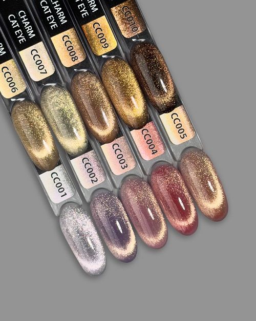 Гель-лак кошачий глаз ART Charm Cat Eye CC001, 6мл