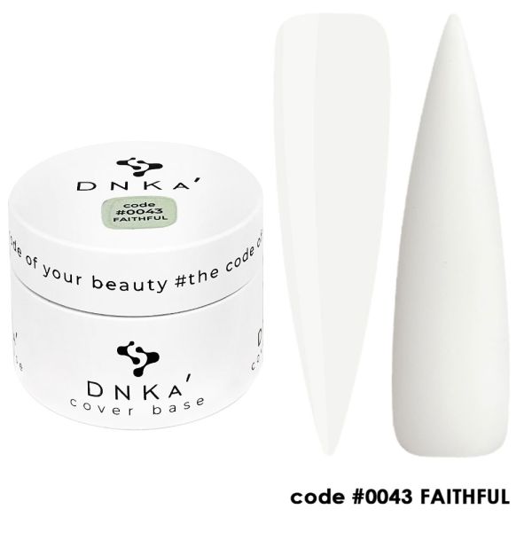 База камуфляж DNKa Cover Base №043 (молочний білий), 30 мл