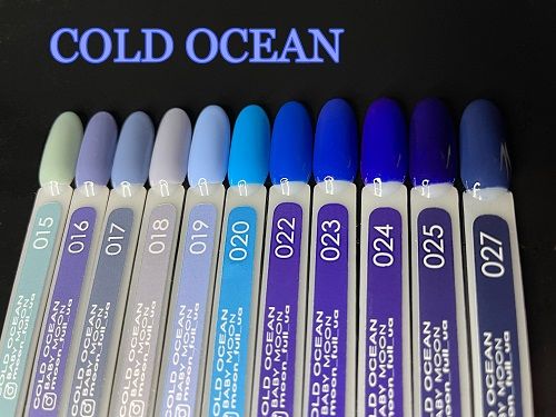Гель-лак Baby Moon Cold Ocean 20 яскравий блакитний, 6мл