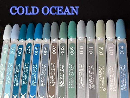 Гель-лак Baby Moon Cold Ocean 9 м'ятно-бірюзовий, 6мл