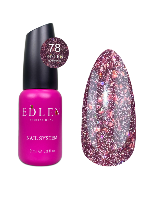 База Edlen Cover base 9мл 77 світловідбивна