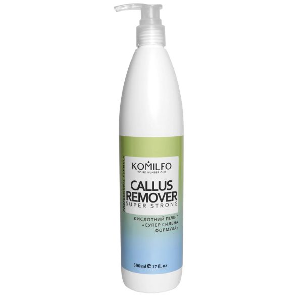 Komilfo Callus Remover «Super Strong Formula»  щелочный пилинг для педикюра, 500 мл