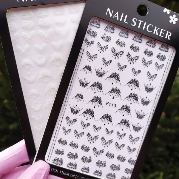 Наклейка для дизайну нігтів Nail Sticker F113