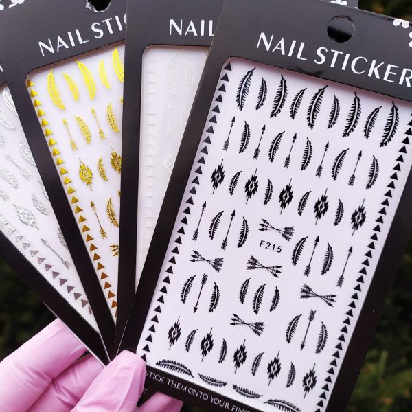 Наклейка для дизайна ногтей Nail Sticker F215