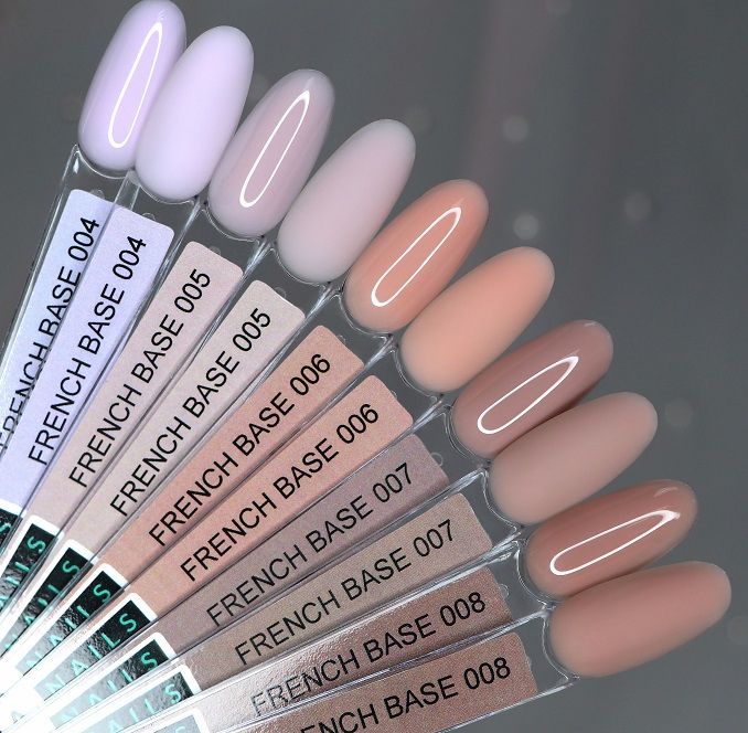 База Kira Nails French Base 008 тепла світло-коричнева 15мл