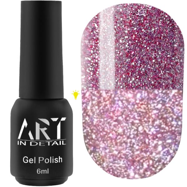 Гель-лак світловідбивний ART Flash Gel Polish №FG014, 6 мл
