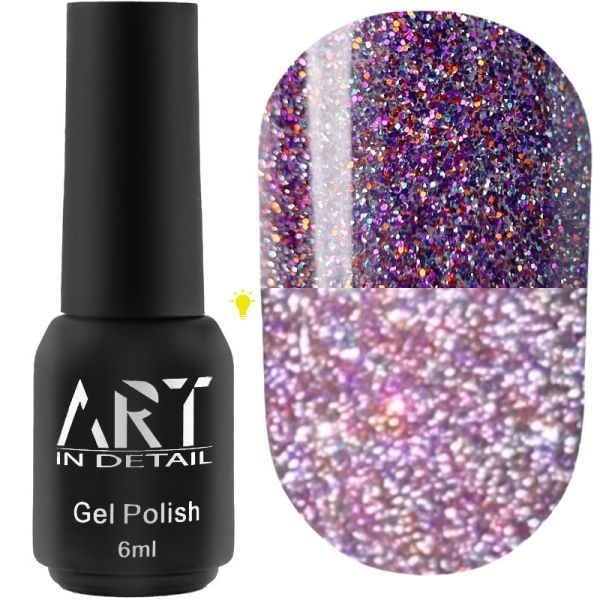 Гель-лак светоотражающий ART Flash Gel Polish №FG015, 6 мл