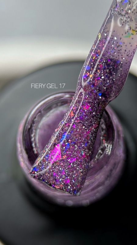 Гель-лак світловідбиваючий SAGA Fiery Gel 17 9мл