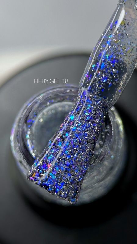 Гель-лак світловідбиваючий SAGA Fiery Gel 18 9мл