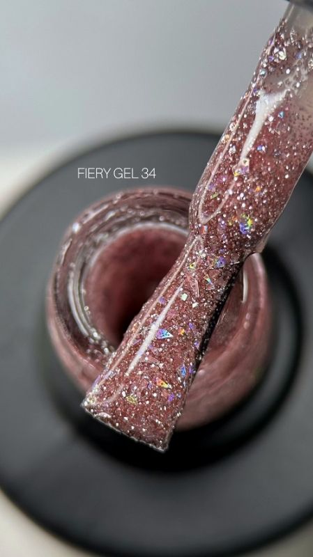 Гель-лак світловідбиваючий SAGA Fiery 9 мл 34