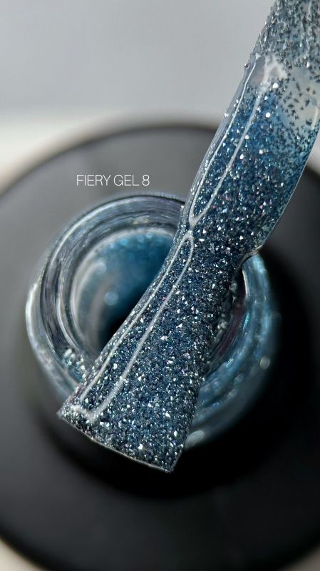 Гель-лак светоотражающий SAGA Fiery Gel 08 9мл