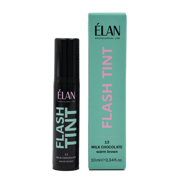 Фарба для брів Elan Flash Tint 13 Milk Chocolate warm brown 10мл