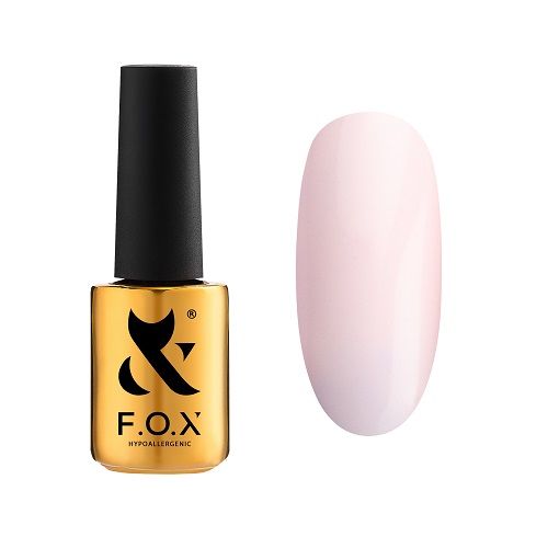 Гель-лак F.O.X French Classic №004 (ніжно-рожевий, напівпрозорий), 7 мл