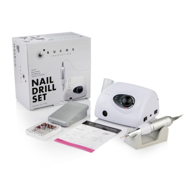 Фрезер для манікюра Bucos Nail Drill ZS-705 WHITE 65 Ватт 35 000 об
