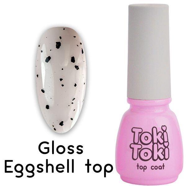 Топ без липкого шару Toki-Toki Gloss Eggshel Top 5мл