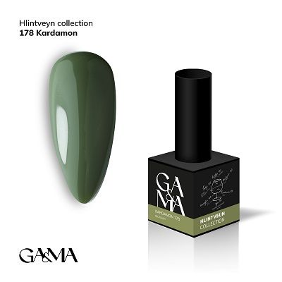 Гель-лак GaMa Hlintveyn collection 178 kardamon 10мл