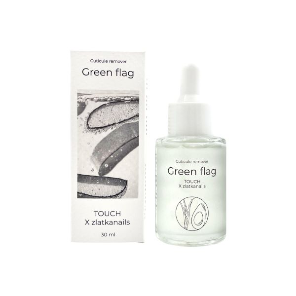 Touch ремувер для кутикули Cuticle Remover  Green Flag x zlatkanail, 30мл