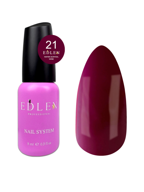 Рідкий акригель Edlen Water Acrygel Wine 9мл 21