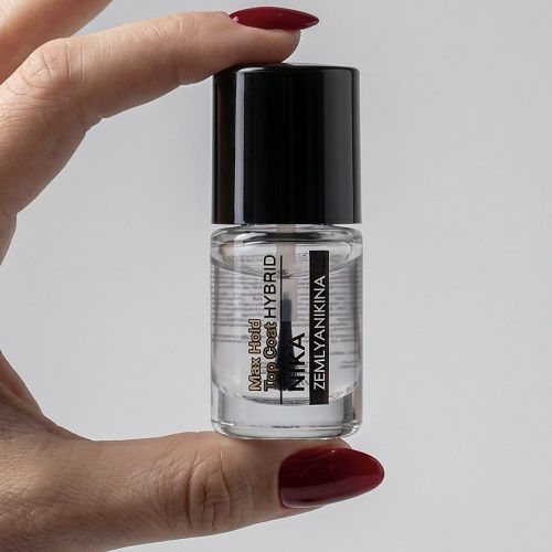 Топ гибрид для лака Max Hold Top Coat Hybrid Nika Zemlianikina, 10мл