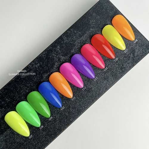 Гель-лак GaMa Summer collection 111 Citrus цитрус 10мл