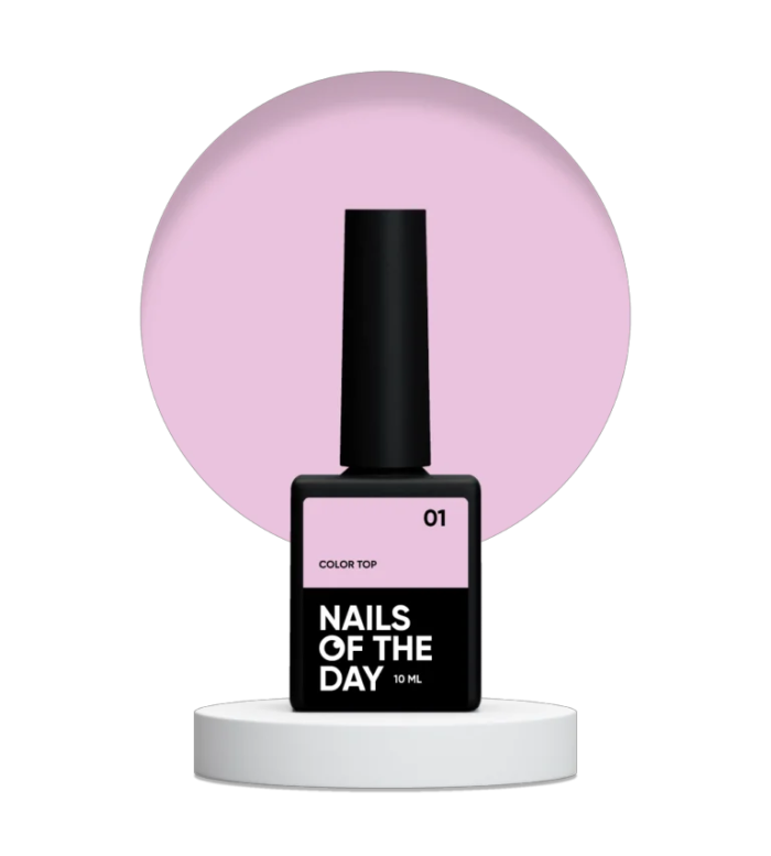 Топ NailsOfTheDay Color top 01  ніжно-рожевий 10 мл