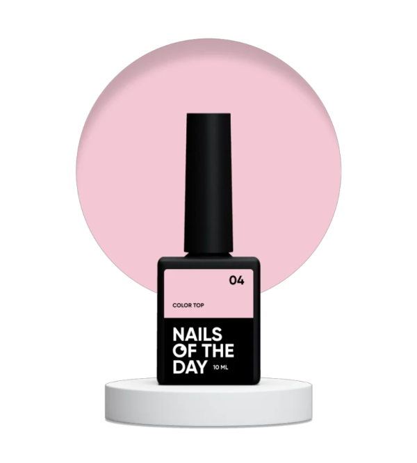 Топ NailsOfTheDay Color top 04 світло-бежевий  10 мл