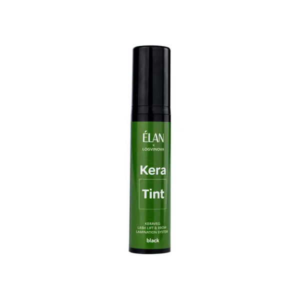 ELAN x Logvinova Краска для ресниц и бровей Kera Tint Black, 10мл